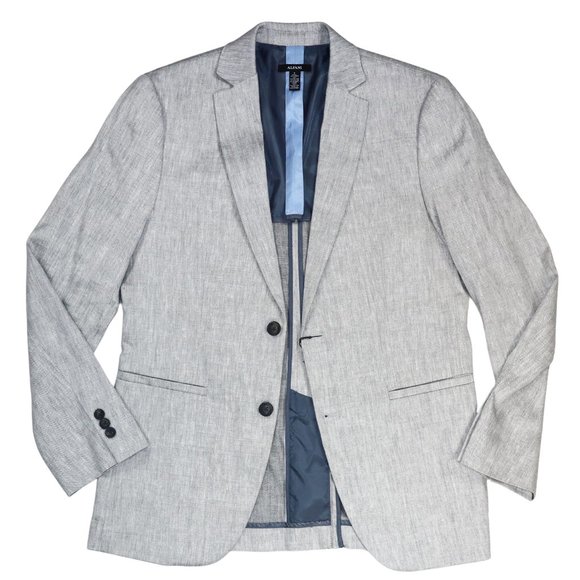 Alfani Suits & Blazers Alfani Linen Stretch Mens Blazer Nwt Grey